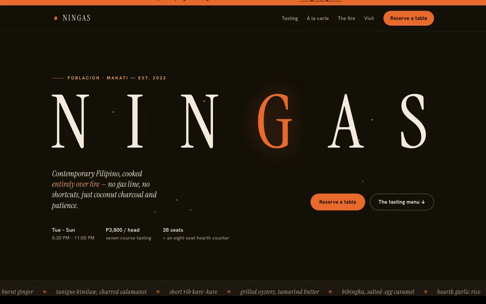 Ningas concept site